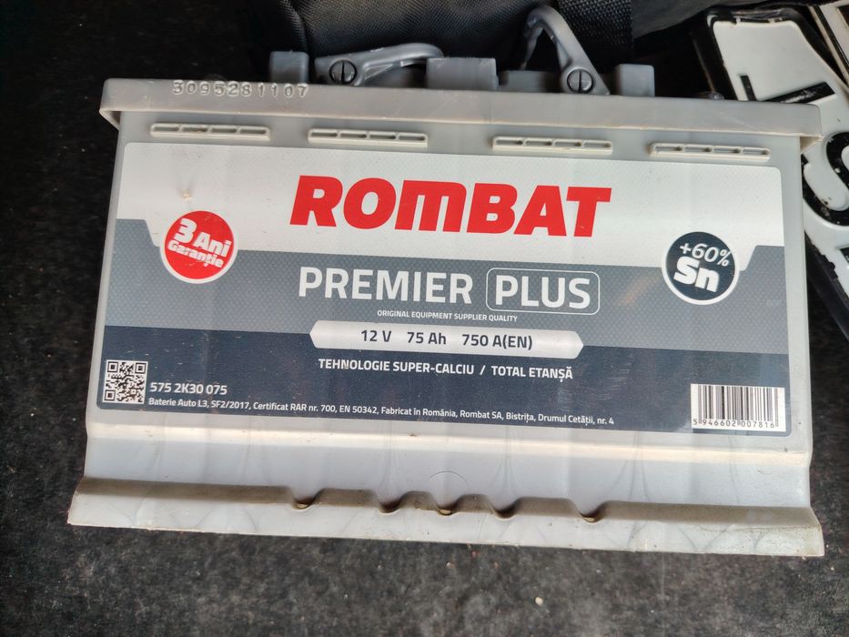Baterie Rombat 75Ah 12v Noua