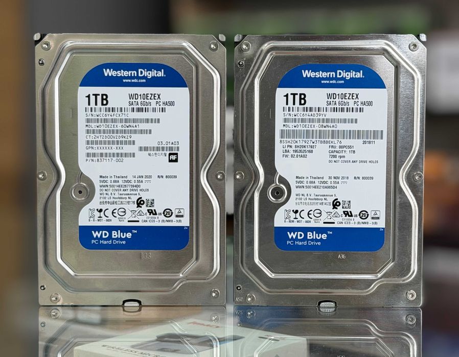 WD BLUE 1TB HDD hard disk ideal 100%
