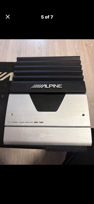Subwoofer Alpine cu statie
