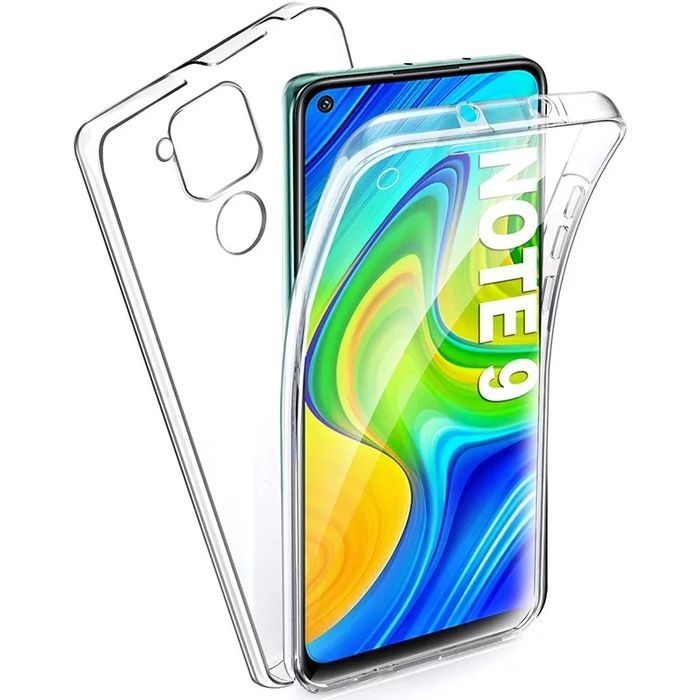 Прозрачен 360° Градуса Кейс за Xiaomi Redmi 10C Note 10 9S 9 Pro 9C 9A