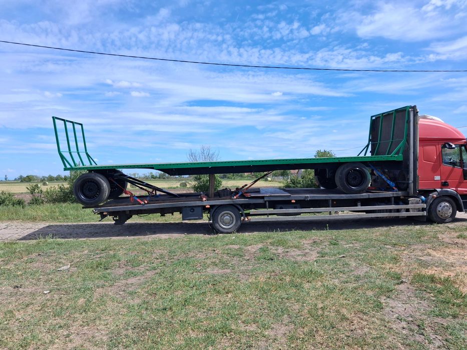 Vand trailer platforma baloti