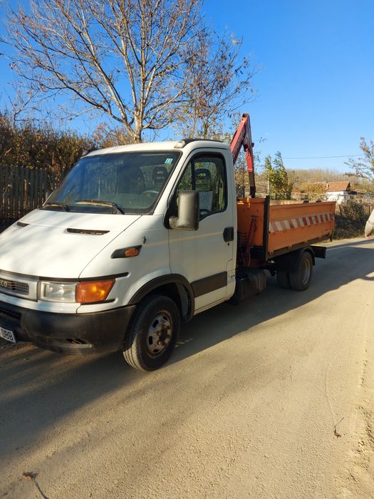 Iveco basculabil motor 2,3 , cu macara, 2004