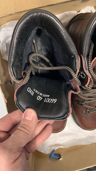 Ghete piele unisex originale scarpa 40 munte vibram made in Italy