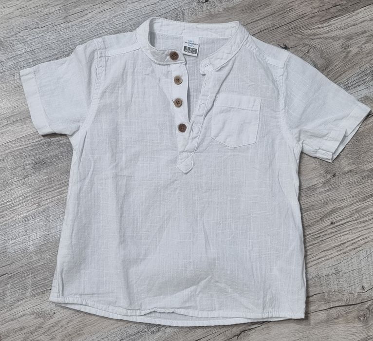 Camasa alba cu maneca scurta