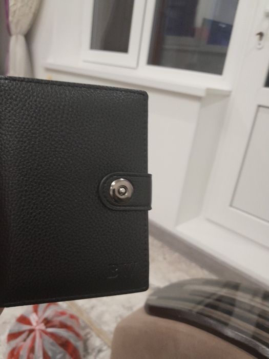Портомоне бумажник черный