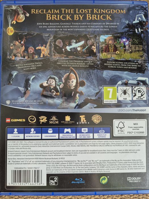 The Hobbit Lego  PS4 игра