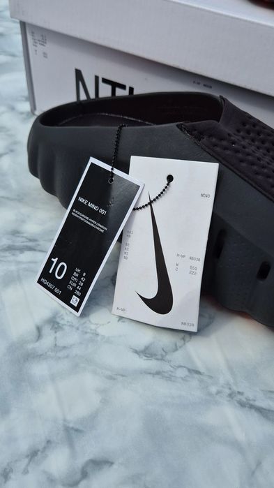 Slapi Nike Mind 001 Black Chrome 44