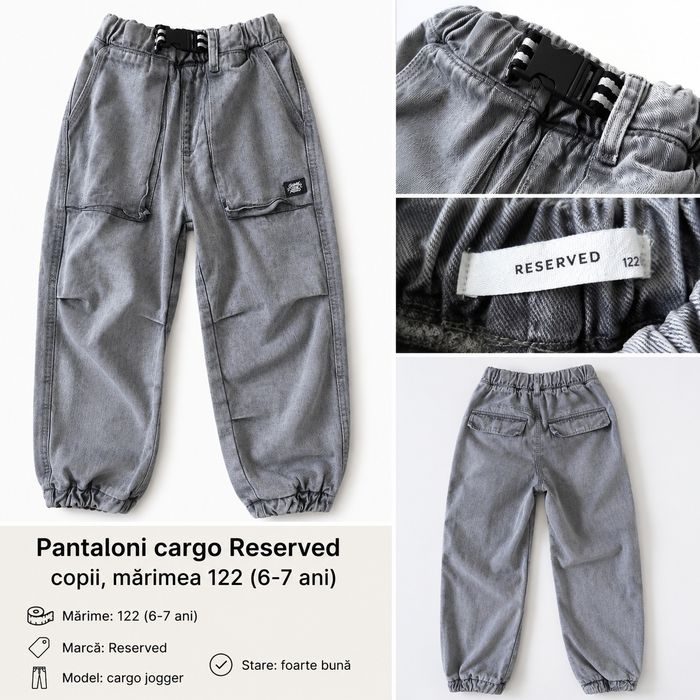 Pantaloni cargo Reserved copii, mărimea 122 (6-7 ani)