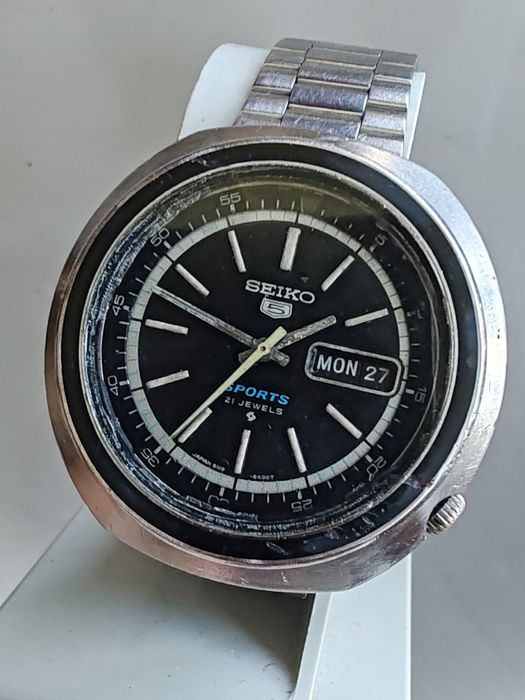 Ceas Seiko 5 Sports UFO 43 mm Funcționează excelent!