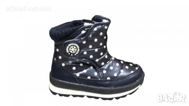 Детски апрески в синьо е черно на точки за момиче-24/35