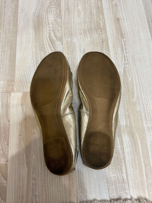 Балетки кожаные Marco Tozzi