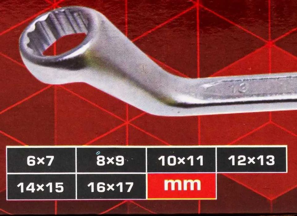 Комплект ключове лули FORCEKRAFT 6 – 17 мм 6 части