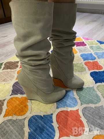 Ботуши естествен велур