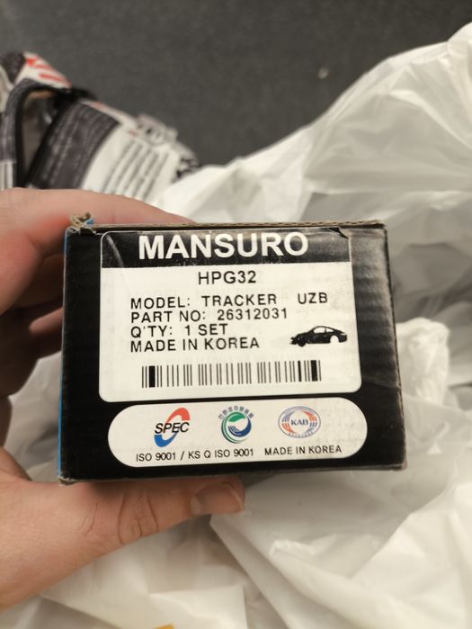 Тормозные колодки mansuro onix  Корея
