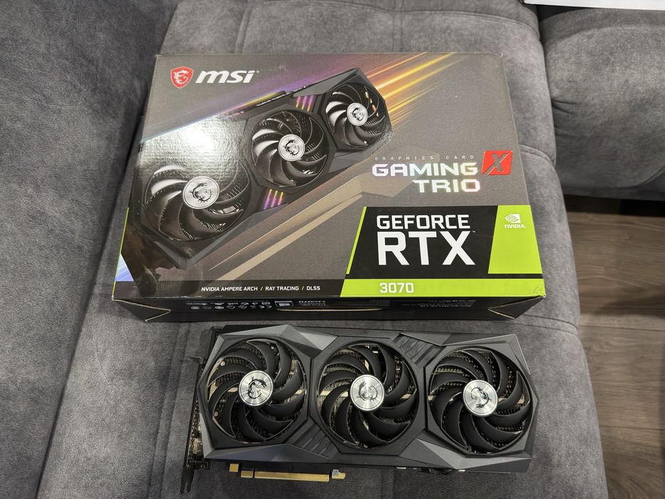 Видеокарта Rtx 3070 Msi gaming trio X 8Gb