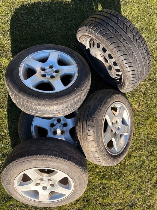 Set 4 jante Aluett 15" + Jantă VW 16" nouă