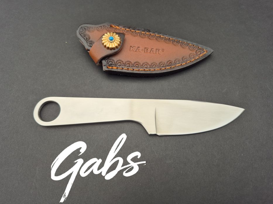 Нож KA BAR OLEAN NY ,фултанг с кожена  кания