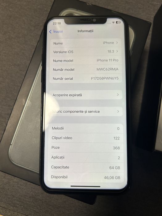 Vand iphone 11 pro 64gb plus airpods pro