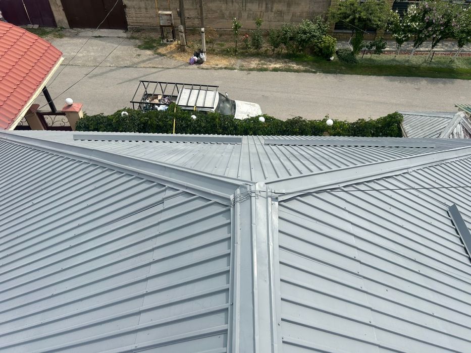 Покраска крыши, покраска ангаров