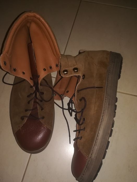 Мъжки кожени боти