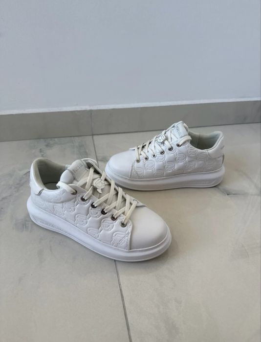 Pantofi sport wedge, Karl Lagerfeld, de piele, 37