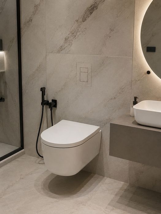 Бутон за вградена тоалетна Grohe,за бутони от плочка.