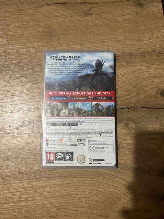 Обменяю игру Ведьмак 3 на nintendo switch