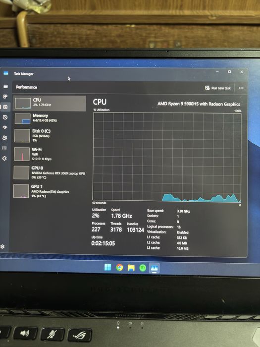 Laptop Asus ROG Zephirus G14