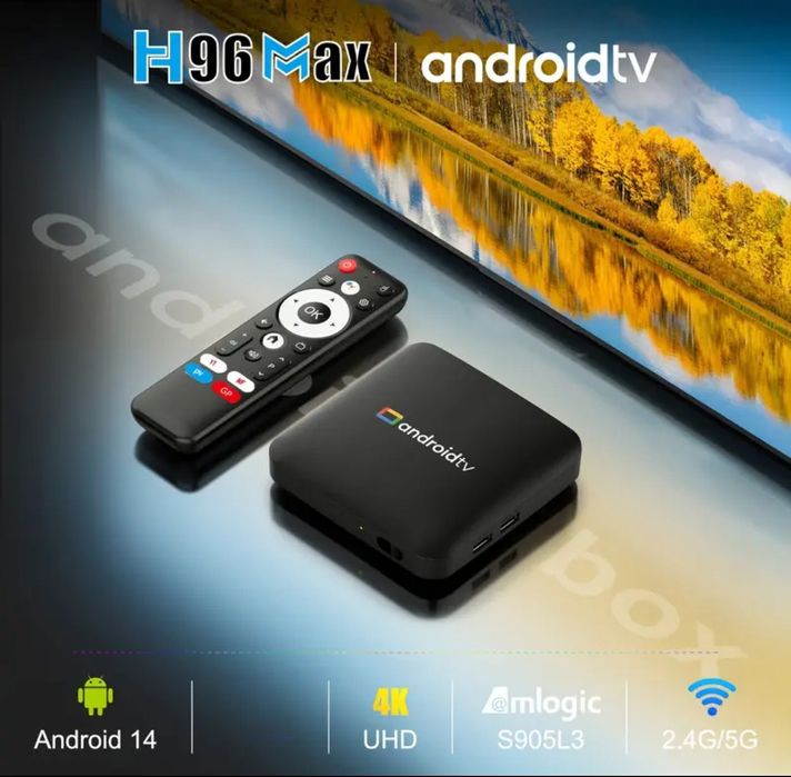Новая Smart TV  H96MAX приставка