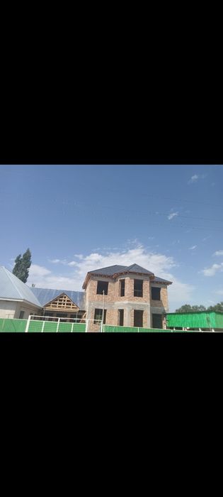 Крыша жабамыз  металлочерепица профнастиль,  азбес.