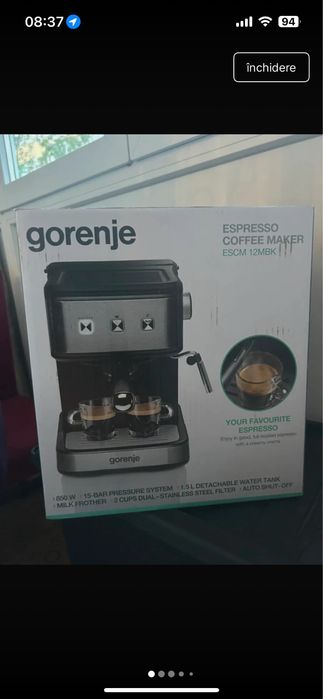 Espressor Manual Gorenje
