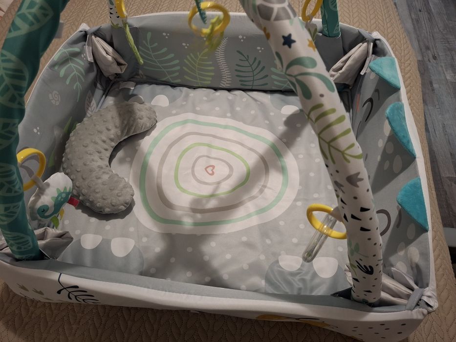 Активна гимнастика Дино - двулицева с възглавница