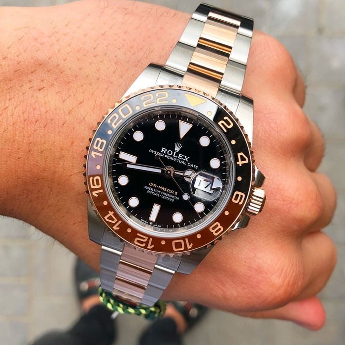 rolex gmt - master ll bicolor
