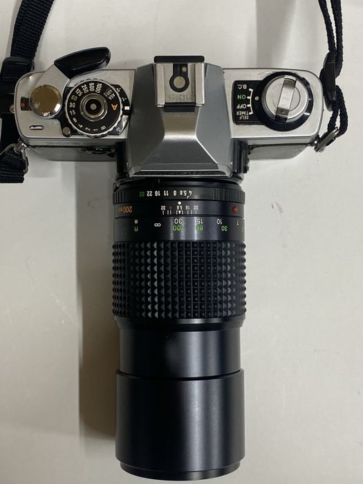 Aparat foto vintage Minolta XG 2-ob Minota 200 mm