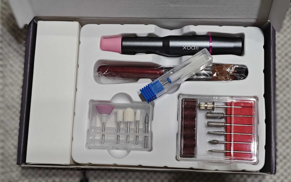 Електрическа пила за нокти 25000 об. 12 в 1 Професионален за гел нокти