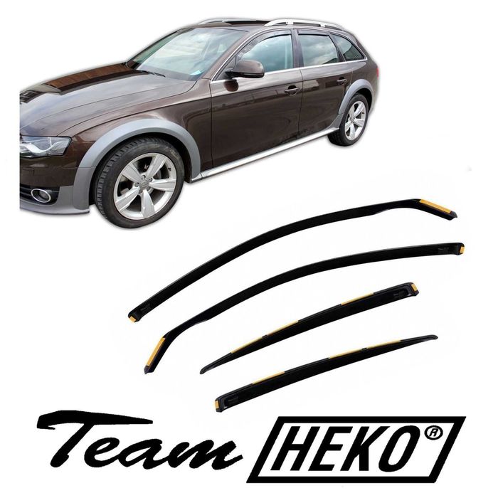 Комплект 4бр. Ветробрани HEKO предни и задни за AUDI A4 B5 B6 B7 B8 B9
