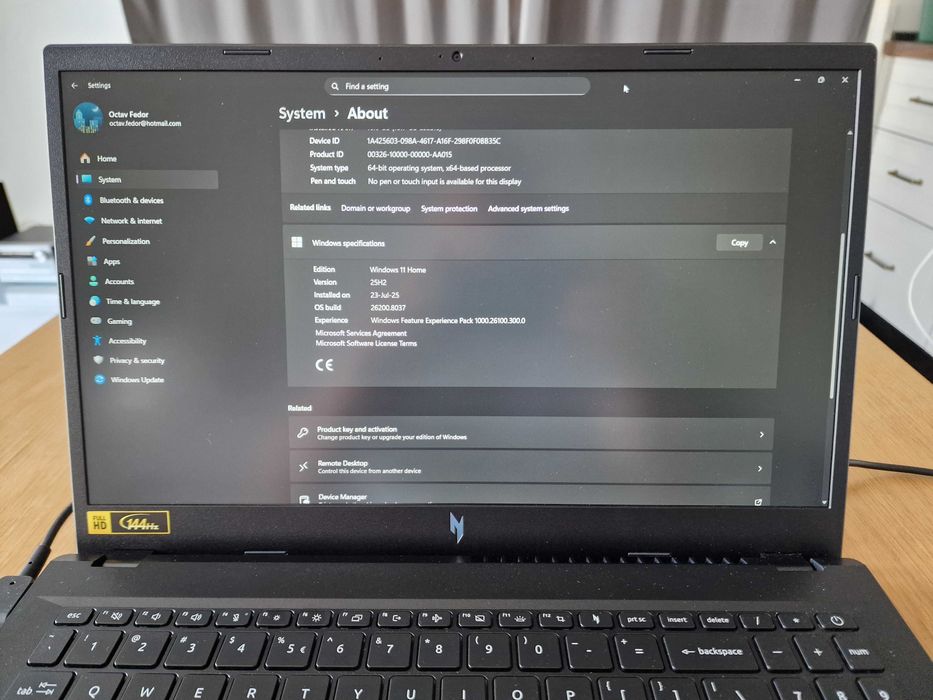 Laptop Gaming Acer Nitro V 15 i7-13620H RTX 4050 16GB SSD 512GB