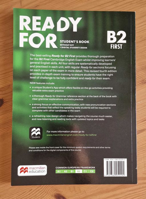Ready for B2 First 4-th edition / Учебник по Английски език