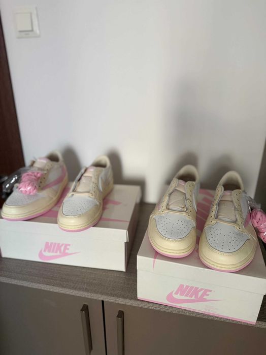 Travis Scott x Air Jordan 1 “Shy Pink”