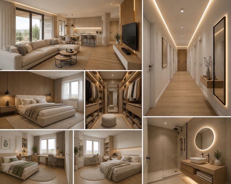 Casă 140 mp + teren 700 mp | Valea Călugărească | Zonă de deal | Acte la zi, proiect modern.