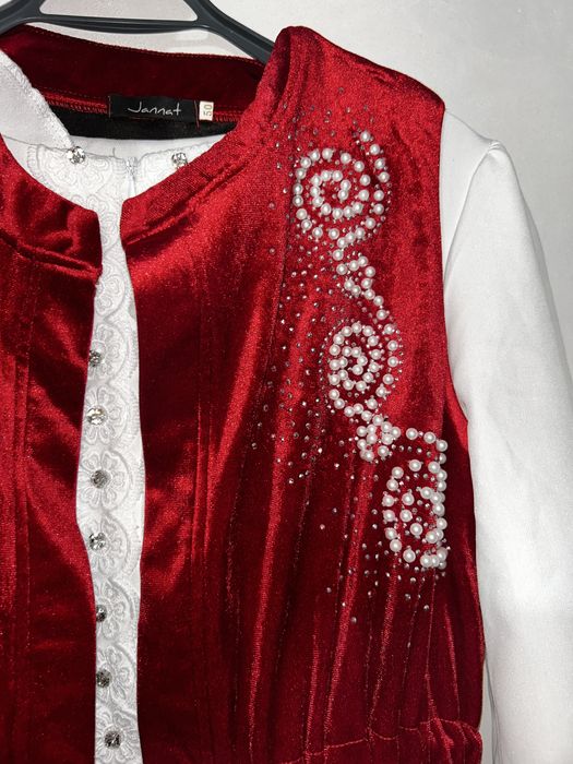 Этно платье с накидкой