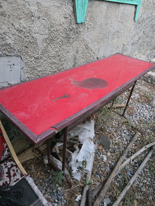 Стол металлический самодельный