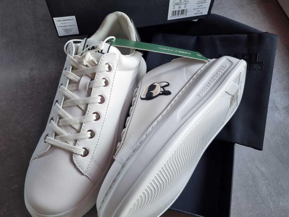 Pantofi sport Karl Lagerfeld din piele cu logo, mărimi 38, 39 sau 41