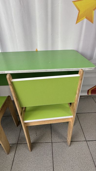 Парты двуместные в комплекте