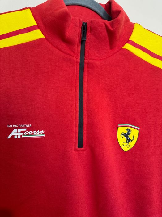 Sweatshirt 8Six 400 Ferrari Hypercar 1/4 Zip Men’s Red.