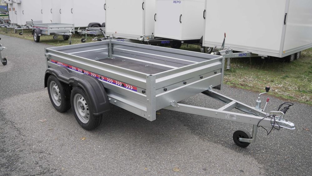Remorca REPO 750 KG, dublu ax, carte RAR
