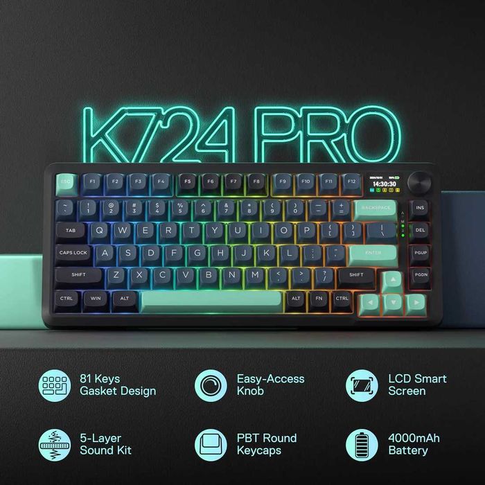 Клавиатура Redragon BEHEMOTH K724 PRO Механическая оригинал 3в1