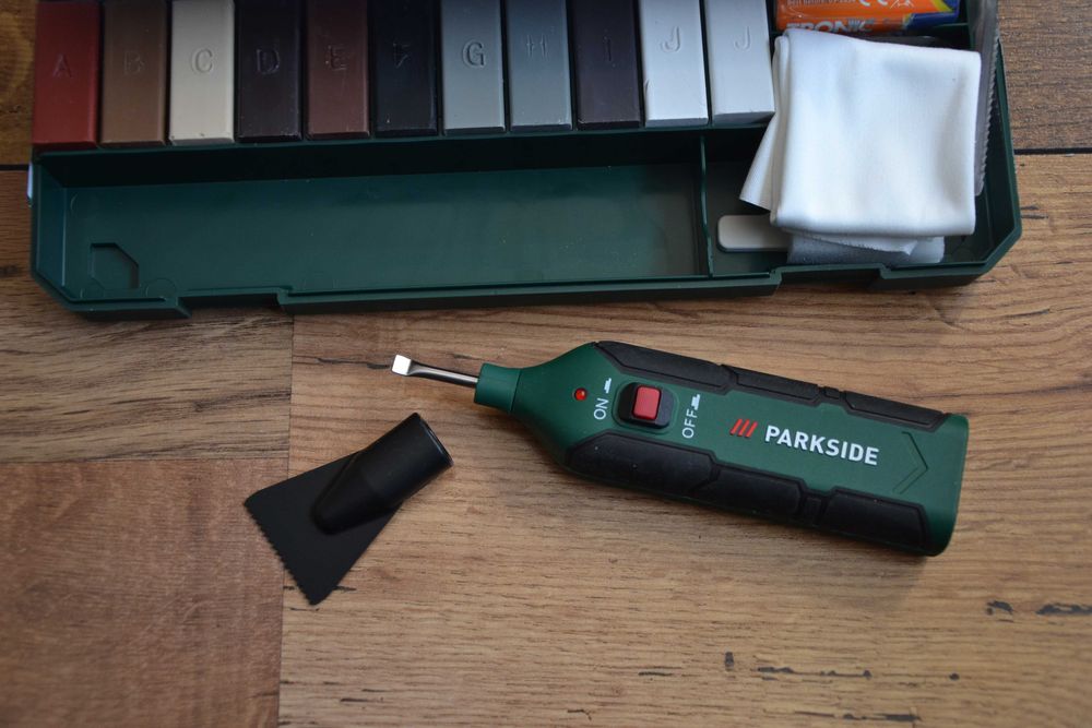 Нов комплект за поправка на ламинат и паркет Parkside