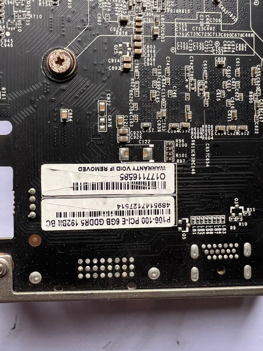 Видеокарта Gtx 1060  6 Gb