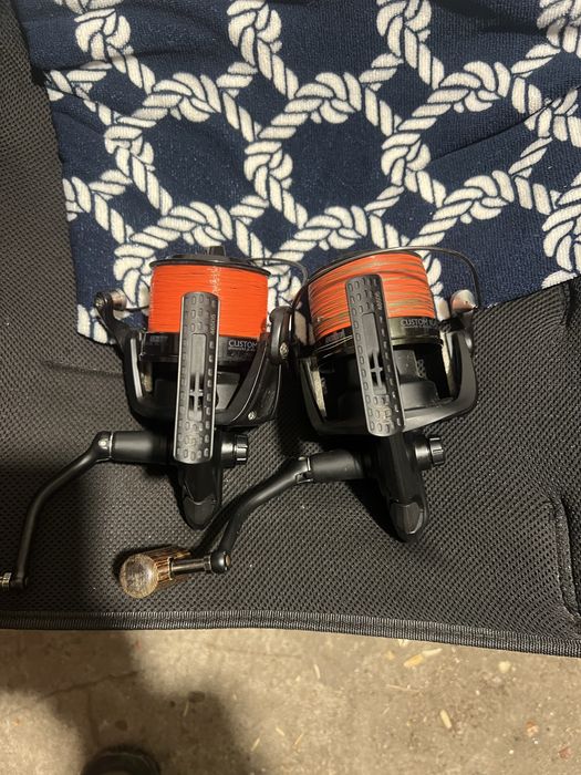Fox EOS PRO 2 lansete + 2 mulinete okuma custom black cb-80